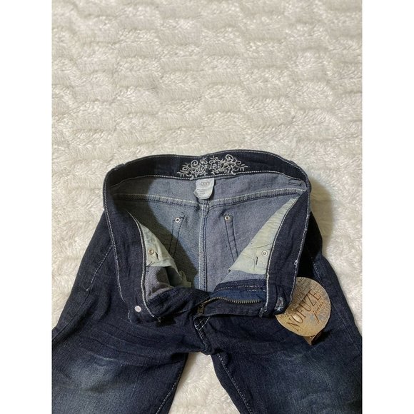 No Fuze Womens Skinny Sz 3 / 4 Blue Denim Jeans (26x31 Msrd) - Picture 10 of 11